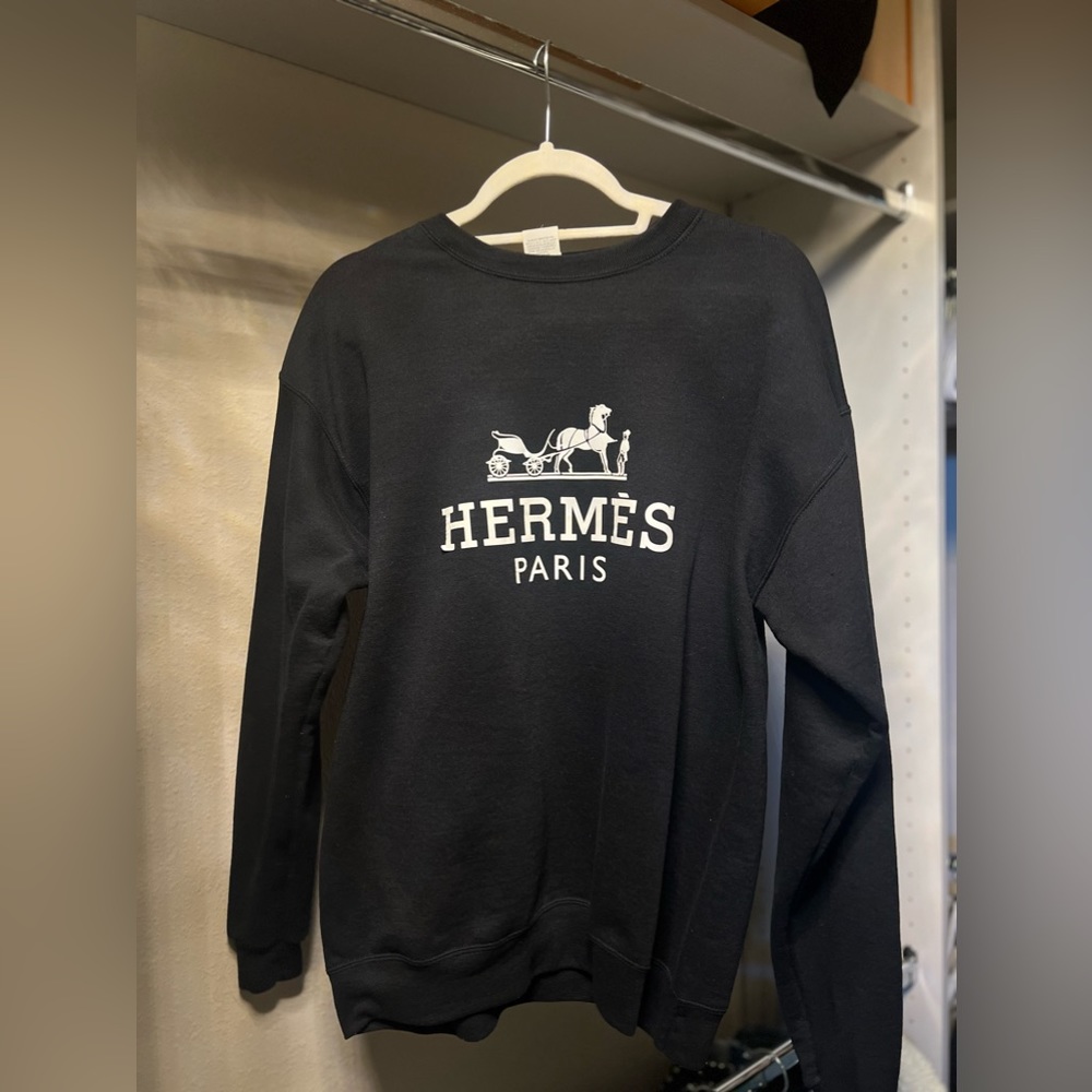 H3rmes inspired sweatshirt